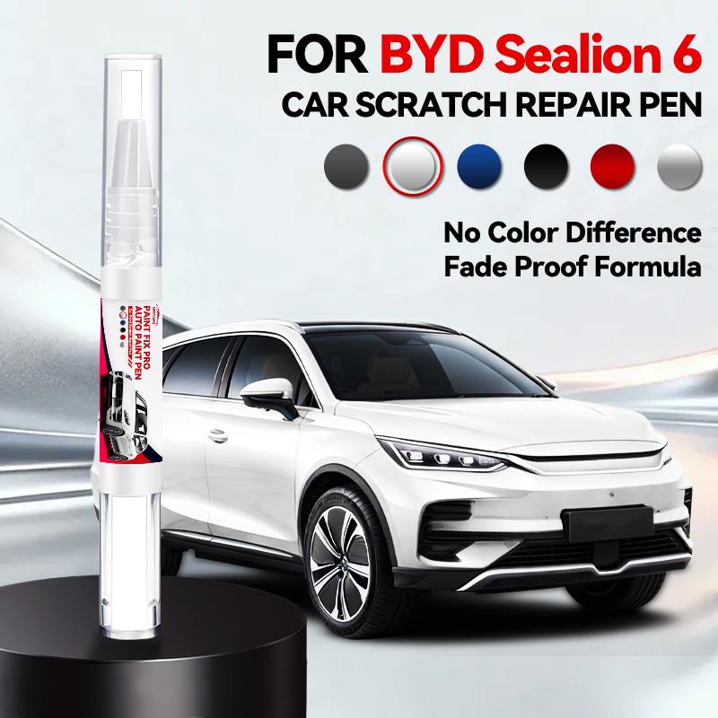 Autolack-Reparaturstift für 2023-2025 BYD Sealion 6 Lackkratzer-Reparaturzubehör Azurblau Baltisches Schwarz Weißer Steingrau