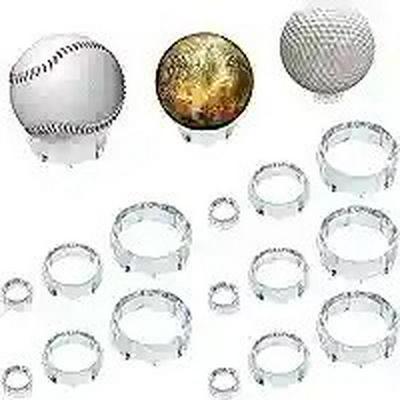 Spherical Transparent Display Stand for Eggs and Jewelry