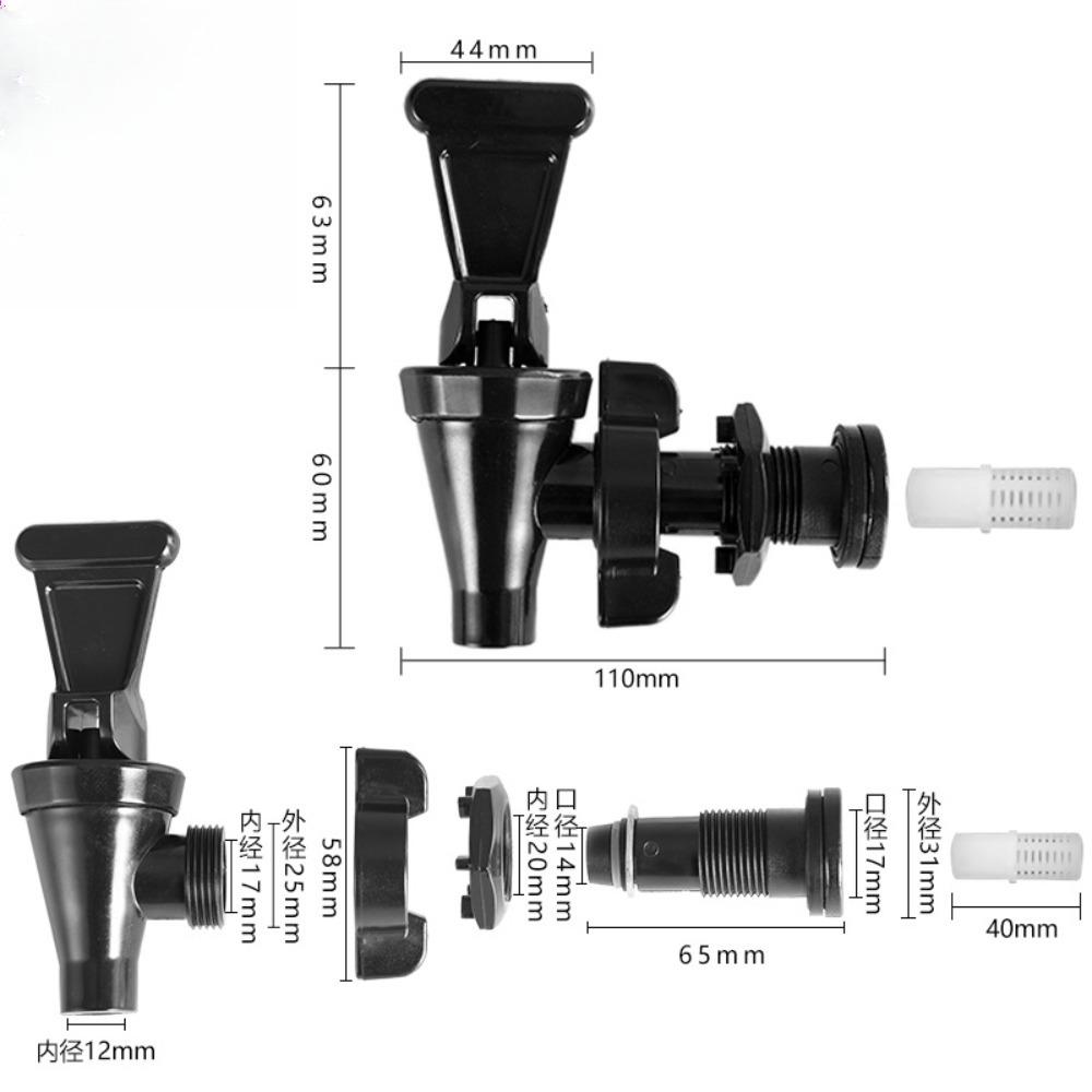 Faucet Glass Wine Bottle Valve Jar Barrel Water Tank 8/10/12/13L with Filter Dispenser Tap Beer Bibcock Switch Accessories