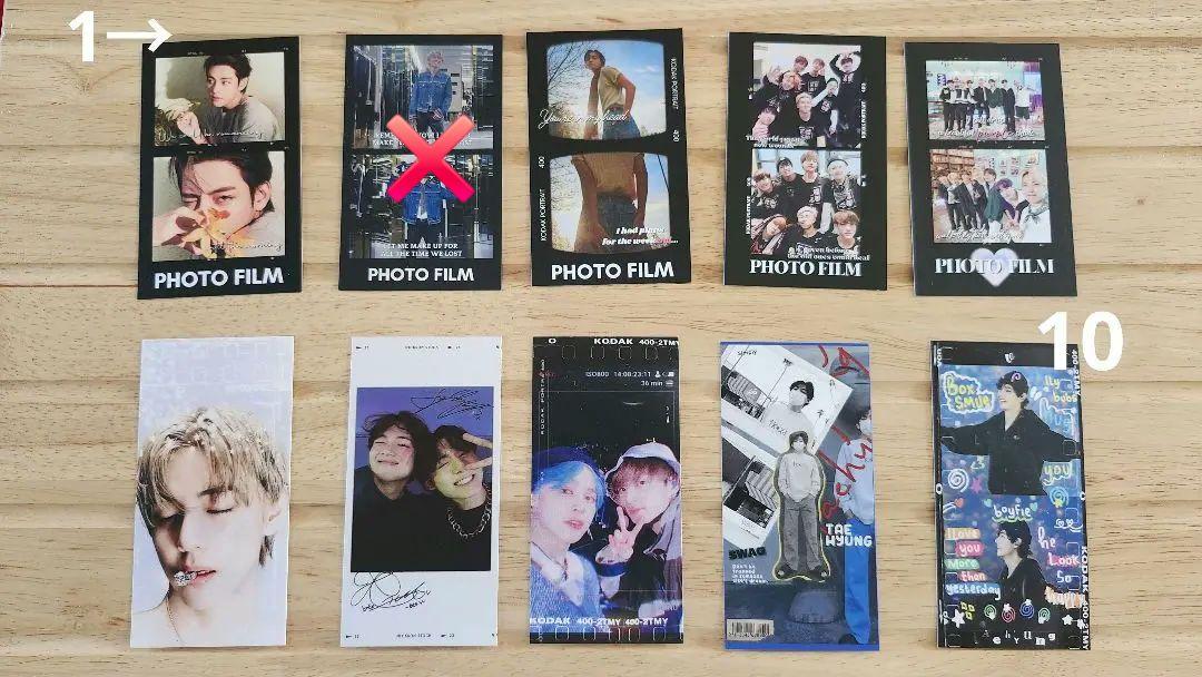 

[Б/У] Закладки BTS Коллекционные карточки Корейский производитель