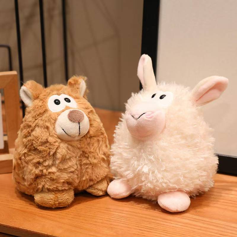 Latest Cute Forest Animal Doll Kawaii Stuffed Plush Toy Handmade Doll Cartoon Anime Cute Children's Birthday Gift Doll Christmas