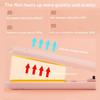 Portable USB Curling Iron Heats Up Fast Mini Dual Purpose Hair Straighteners Portable Hair Curler Flat Iron for Short Hair