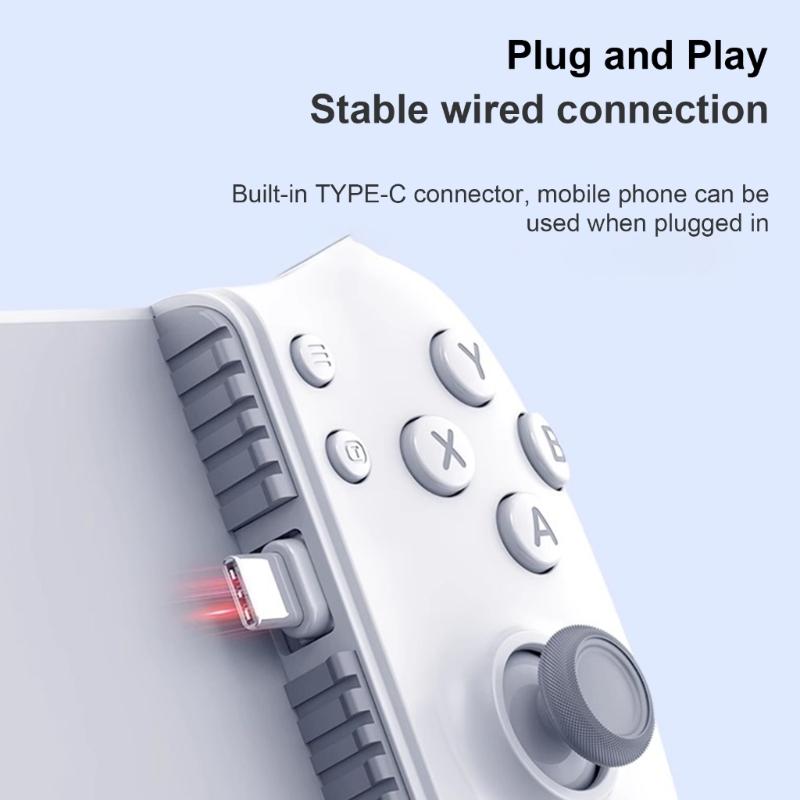 MS3 Type C Stretchable Wireless Bluetooth-compatible Gamepad for Phone Telescopic Game Controllers Joysticks