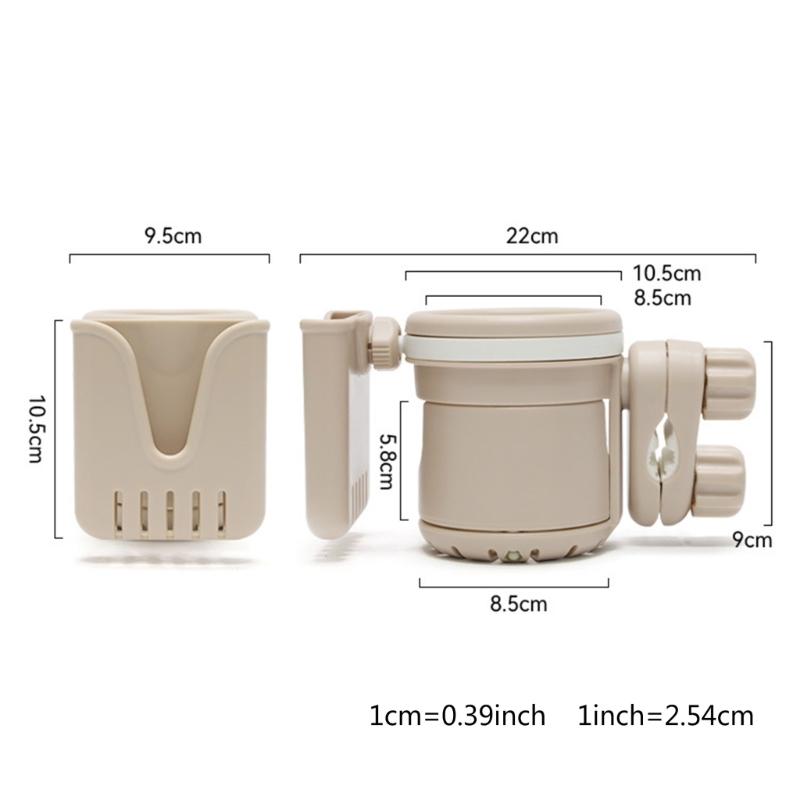 Multi Purpose Cup & Phone Holder Convenient & Portable Milk Bottle Holder with Mobile Phone Stand for Pram & Pushchair