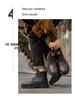 2025 Men's British Style High-Top Leather Martin Boots - Non-Slip, Wear-Resistant Casual Ankle Work Shoes for Autumn