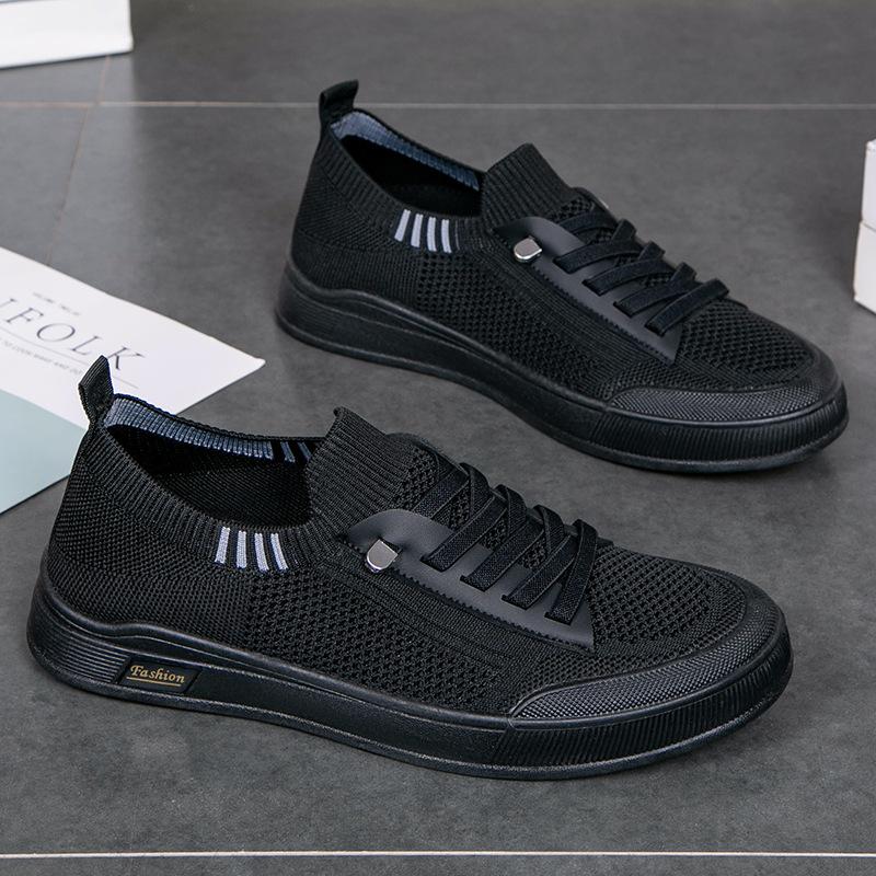 Casual Sports Shoes for Men  Lazy People Wear Board Shoes Soft Soled Comfortable Single Shoes