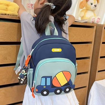 New Korean Style Fashion Cartoon Car Boys and Girls Lightweight Backpack Kindergarten School Bag Backpack