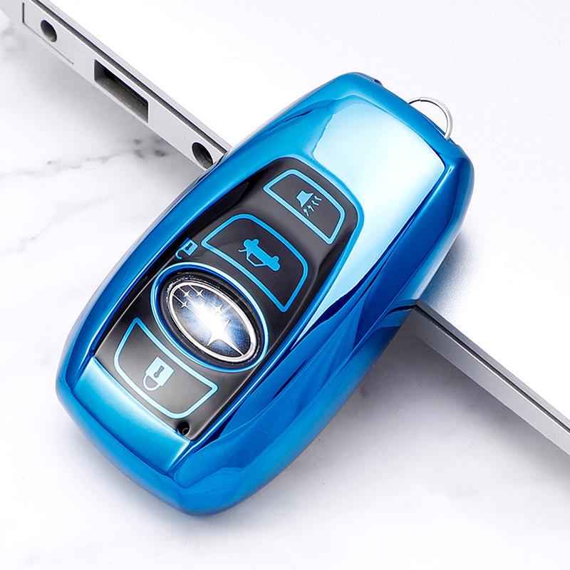 Subaru Schlüsselhüllen-Set für Outback, Legacy, XV, BRZ, Forester - Schutzhülle und Schnalle