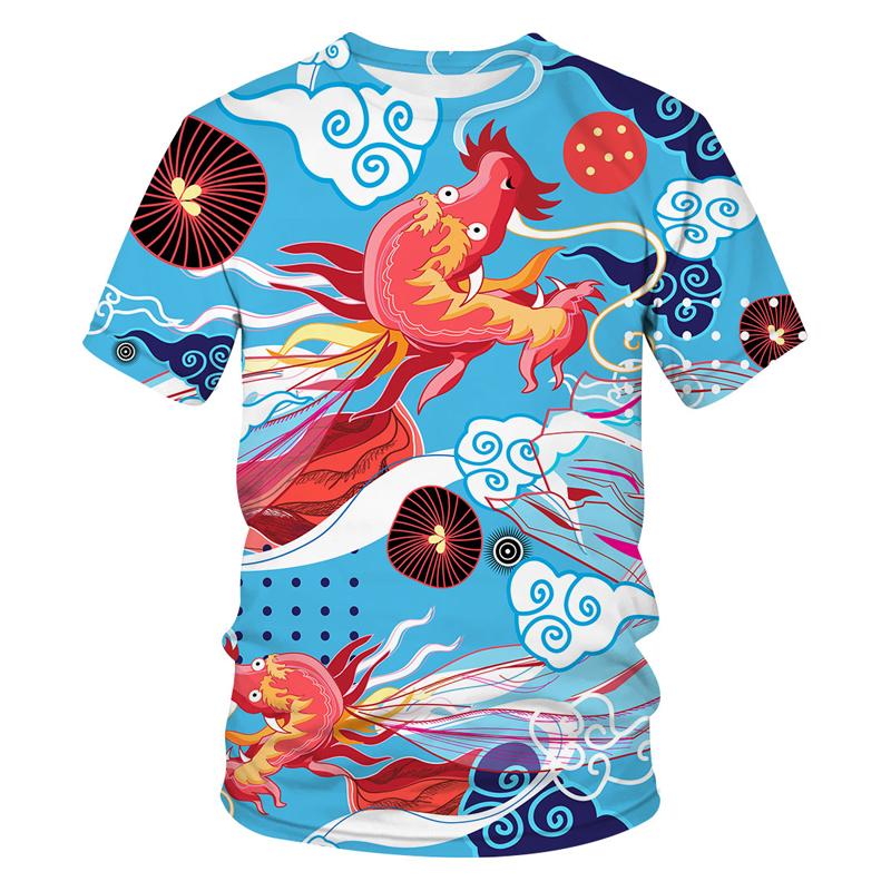 2021 летняя новая мужская и женская футболка с 3D принтом — фото 3