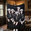 Gidle Plush Blanket Soft Comfortable All Seasons Blanket Sofa Office Naps Blanket Outdoor Travel Throw Perfect Gift