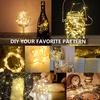Lichterkette mit Batterien, 20 LEDs 2M Kupferdraht Lichtergirlanden Micro, 230307ESBS007Outdoor, Hochzeit, Weihnachtsfeier, Warmweiß (6 PACK