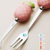 Pineapple Carrot Ceramic Fruit Forks Set Creative Ins Style Dessert Forks with Storage Jar Home Decoration Household