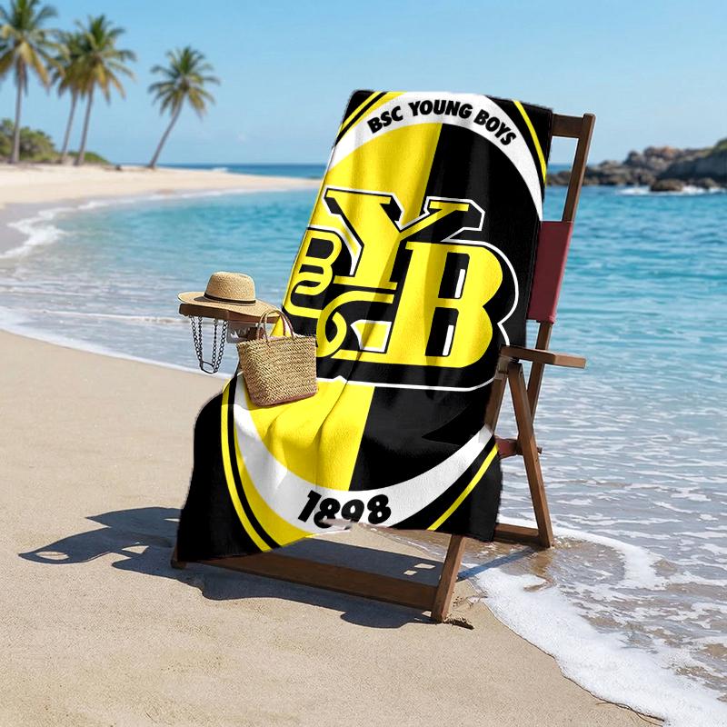 Bsc Young Boys Fashion Beach Towel: Ideal for Summer Adventures Soft, absorbent and quick drying suitable for swimming and bathing