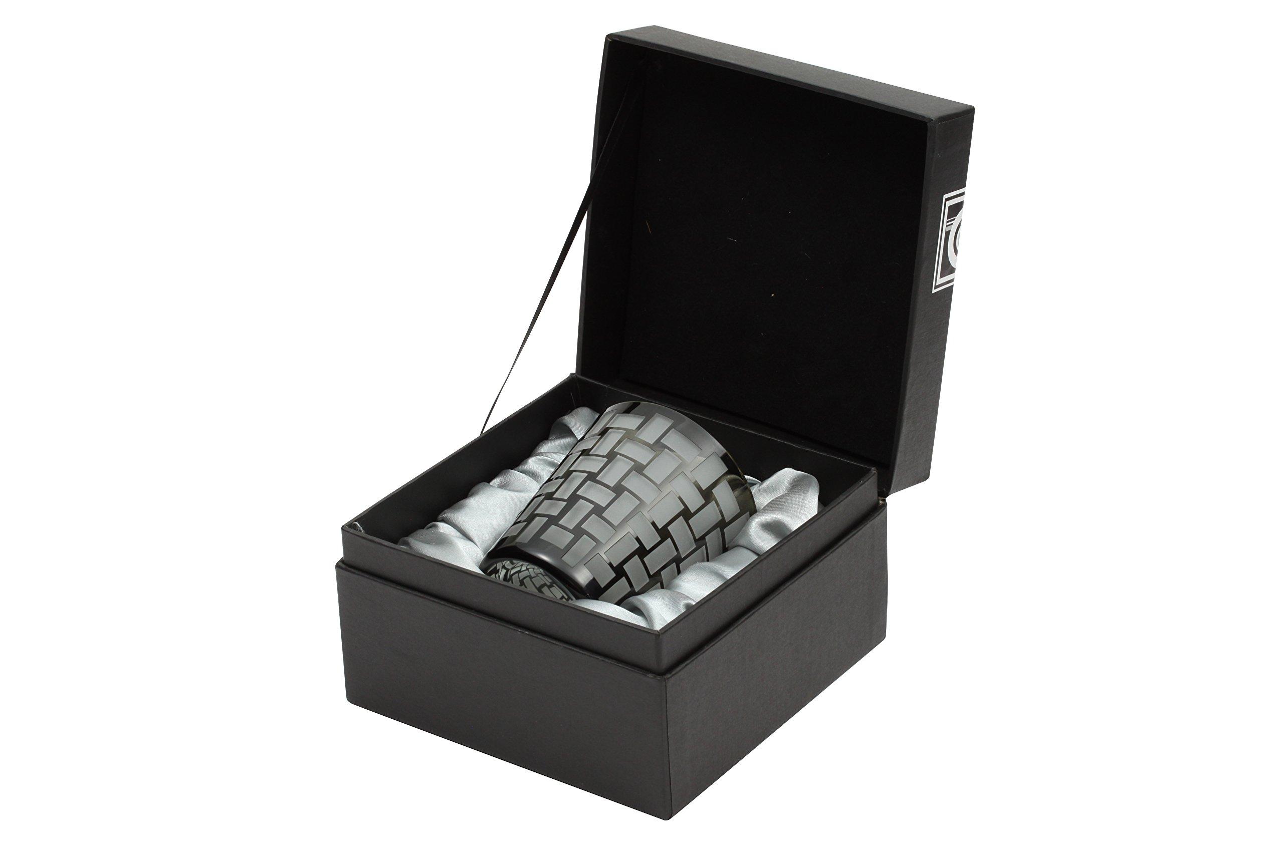 

Yamashita Crafts Gift Set Angle Kiriko Rock Glass 45015700 23×13×H2.2cm