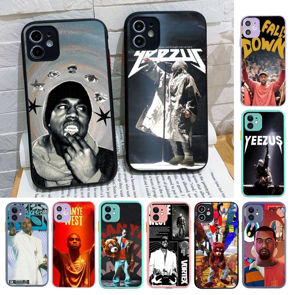 Rapper Kanye West YE For IPhone Air 16 15 14 Plus 13 12 11 Pro Max Matte Cover Jelly Shockproof Phone Case