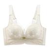Large breasts, small holes, cup, light underwear, women's upper support, large size adjustment type, double breasts, anti-sagging, no steel ring bra