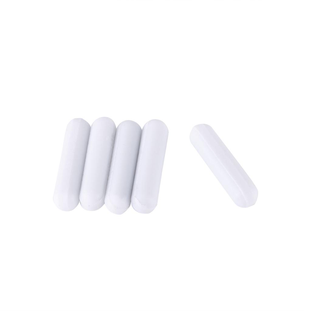 5pcs Type C White Color PTFE Stir Bar Laboratory Stirrer Flea Lab Spinner for Magnetic Mixer
