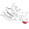 2538850122 253885022 Für Benz GLC300 W253 2016- Linke Rechte Seite Frontstoßstange Kühlergrill Nebelscheinwerferabdeckung Autozubehör Paar