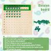 Montessori Math Board Game Multiplication and Division Board Wooden Math Teaching Aids for Homeschooling Classroom Activities