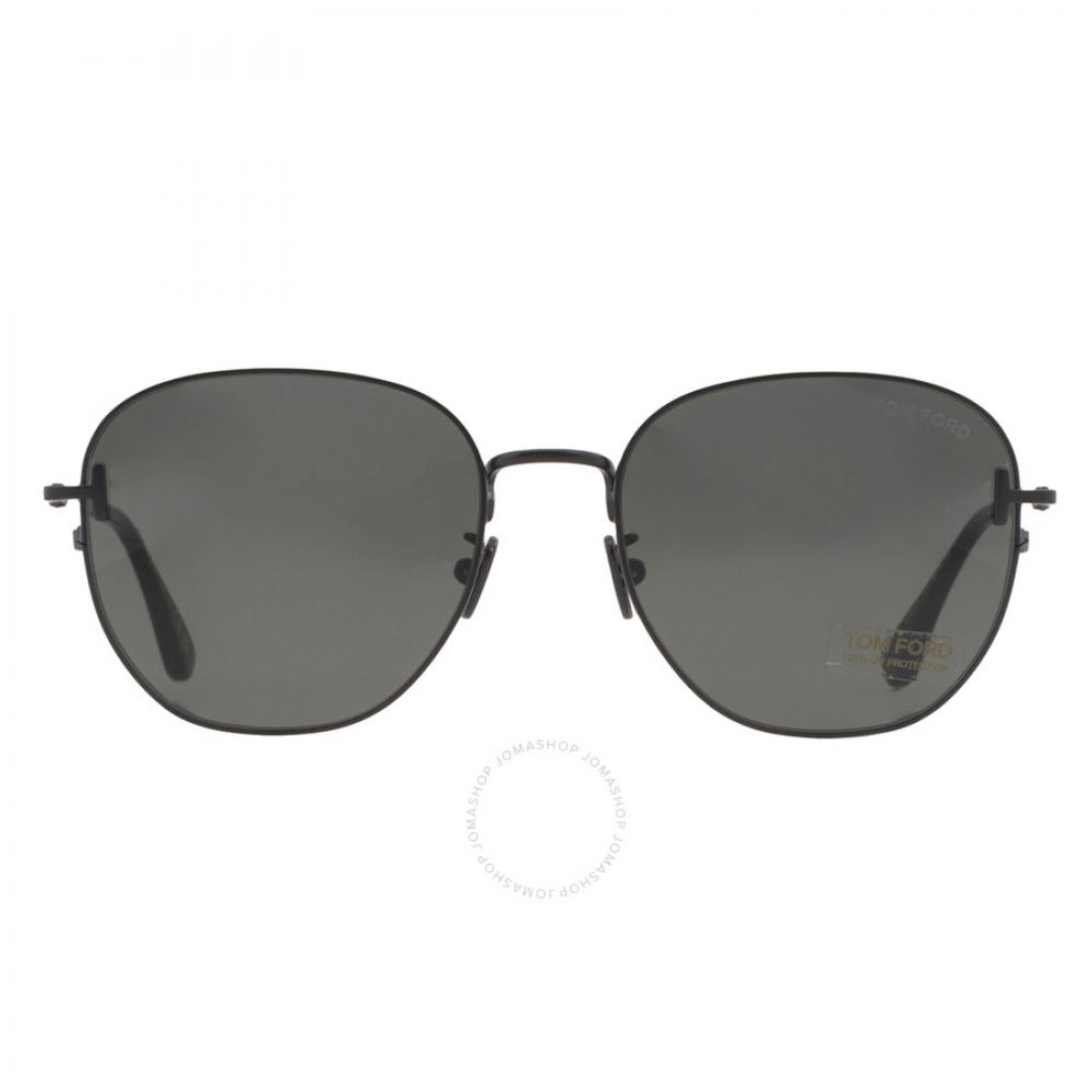 

Tom Ford Grey Round Men s Sunglasses FT0976 K 02A 56