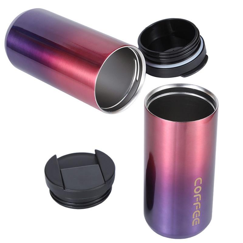 350ml/500ml Dvojitý nerezový hrnek 304 na kávu Nepropustný termohrnek cestovní termohrnek Termohrnek Láhev na vodu na dárky