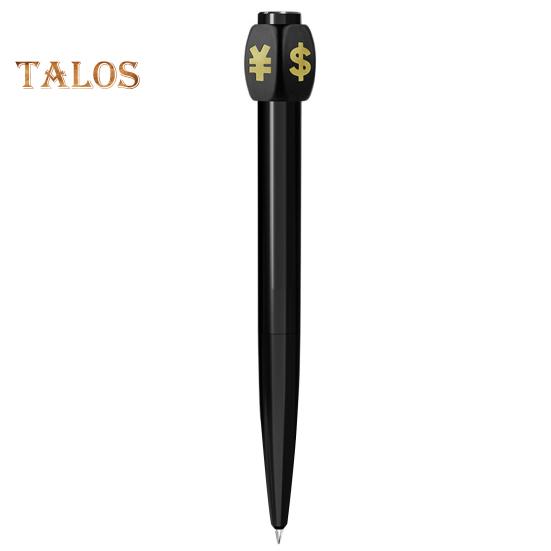 

Вращающаяся черная гелевая ручка, пишущий инструмент, бесшумный дизайн подшипников, легкая быстросохнущая ручка для подписи, школьные принадлежности чёрный