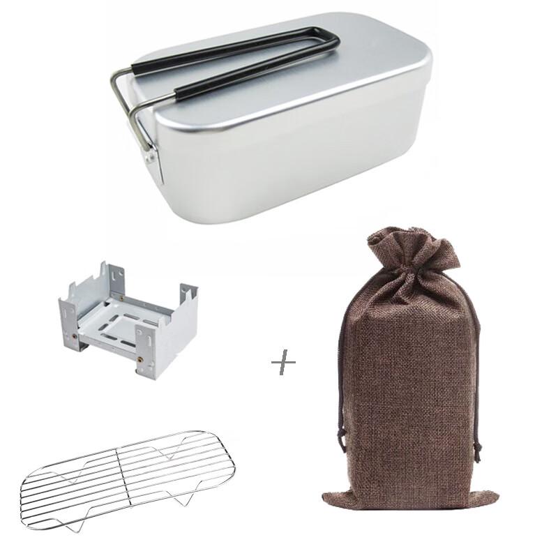 Portable Camping Mess Kit 4-Piece Set 1-Person