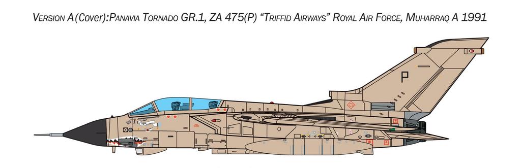 Italeri War Thunder Tornado Gulf War Plastic Model IT35107 1/48 GR.1/IDS (Airplane)