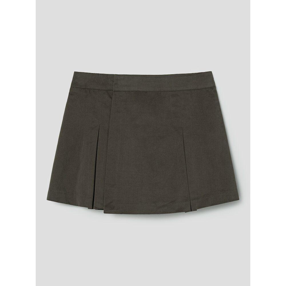 8seconds Wrap-Style Mini Skirt Khaki