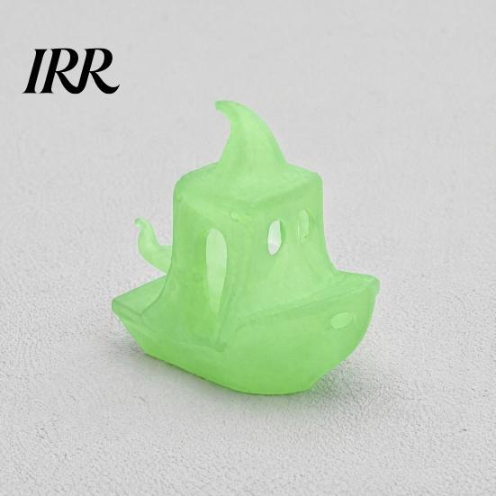 Halloween Themed Figurine 3D Printed Boat Figurine, Spooky Ghost Pumpkin Durable Ornament Ship Statue for Party Tabletop Home Decor Decorative