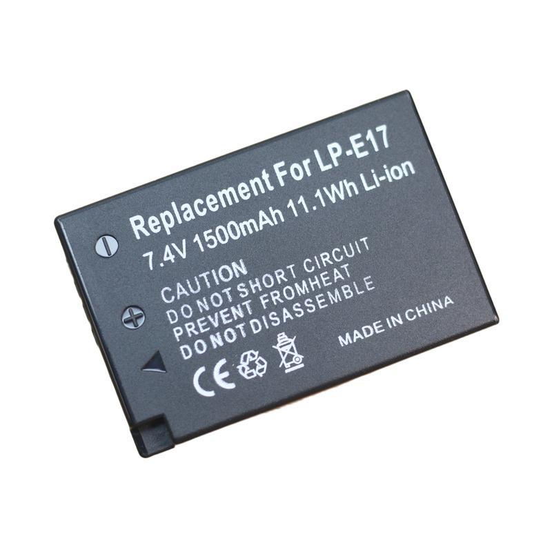 LP-E17 Battery for Canon R50, 200D Mark II, 750D, RP, R8, R10, 77D Chargers