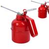 Metal Oil Can Pump with Flexible Spout for Auto Repair Lubrication Engine Oil Refill Hand Tool Industrial Maintenance