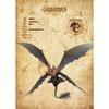 Vintage Art Dragon Species Posters and Prints Canvas Paintings Retro Anime Dragon Wall Art Pictures for Home Wall Decor Mural