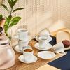 Emsan – ensemble de tasses à café décoratives pour 6 personnes, ensemble de tasses à café turques en porcelaine, 90 Ml