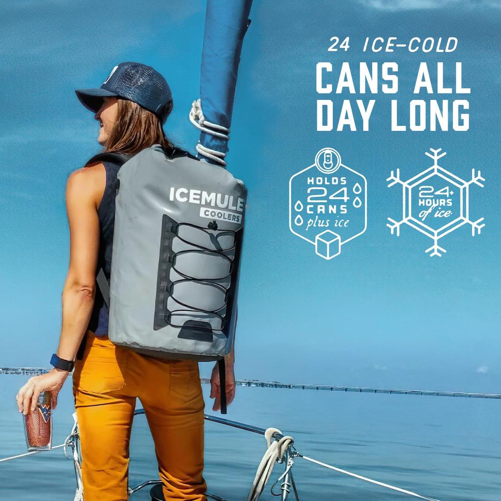 ICEMULE Outdoor Backpack Black Japanese 59411 Cooler, Type, 23L, [Official Product]