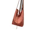 Bag Premium texture shoulder tote messenger bag light luxury leather women's bag large capacity cowhide bucket bag