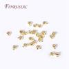 Supplies For Jewellery 18K Gold Plated Ball End Cap for Memory Wire, Positioning Clasp For DIY Jewelry Making Accessories