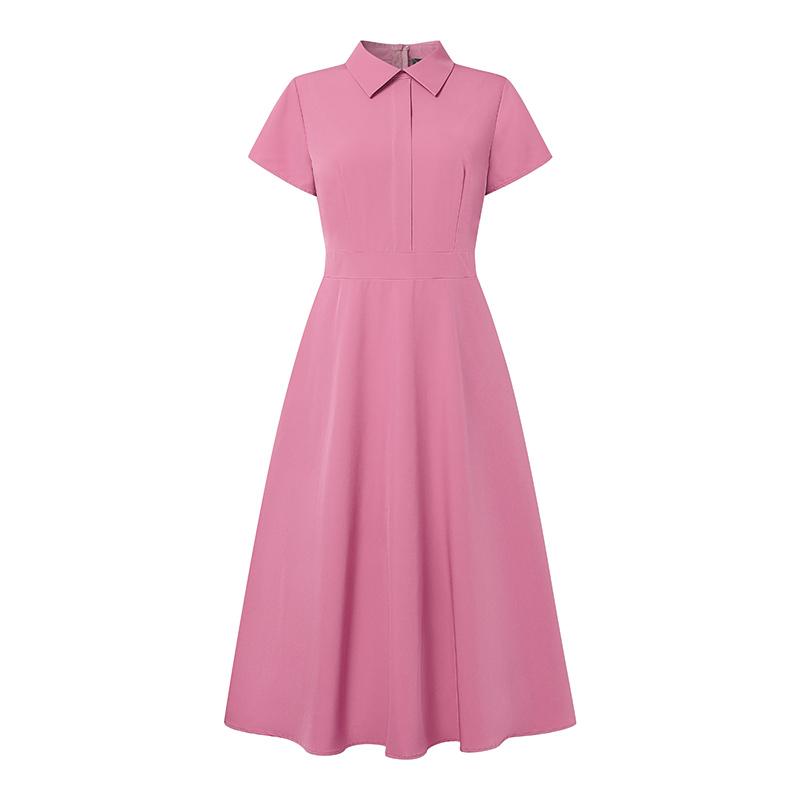 

ZANZEA Женское повседневное летнее платье с отложным воротником и коротким рукавом 5XL