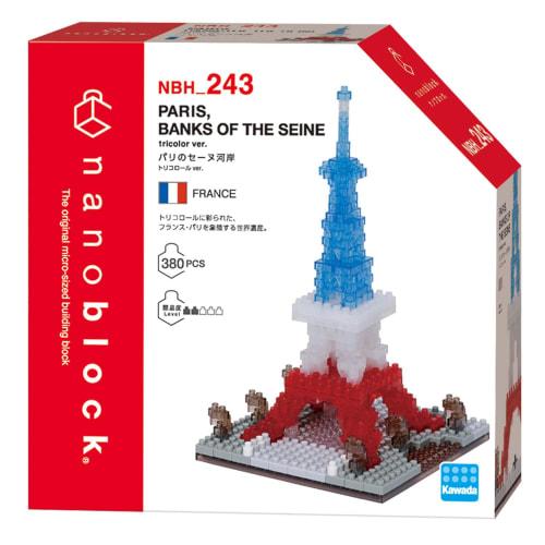 Kawada Nanoblock Paris Seine River Tricolor Ver. 13.4 X 8 X 8cm 12 Years Old and Up Interior Hobby NBH_243