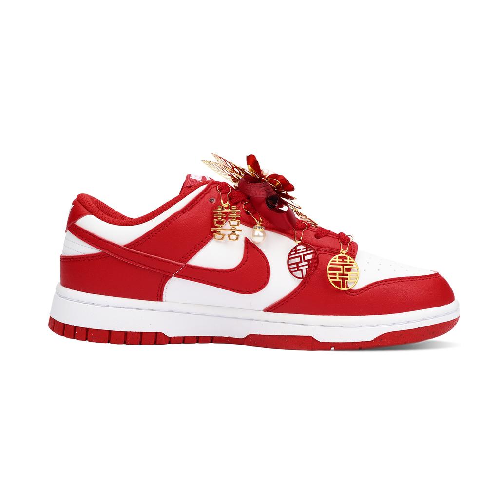 Nike Dunk Good Fortune And Prosperity Abrasion Resistant Low Top Skateboard Shoes Unisex Red DD1873-116(Team900-)