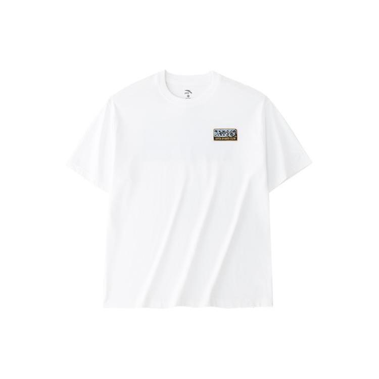 Anta Lifestyle Collection Sports Lifestyle Collection T Shirt Men s Snowflake White 152428148-1 2XL