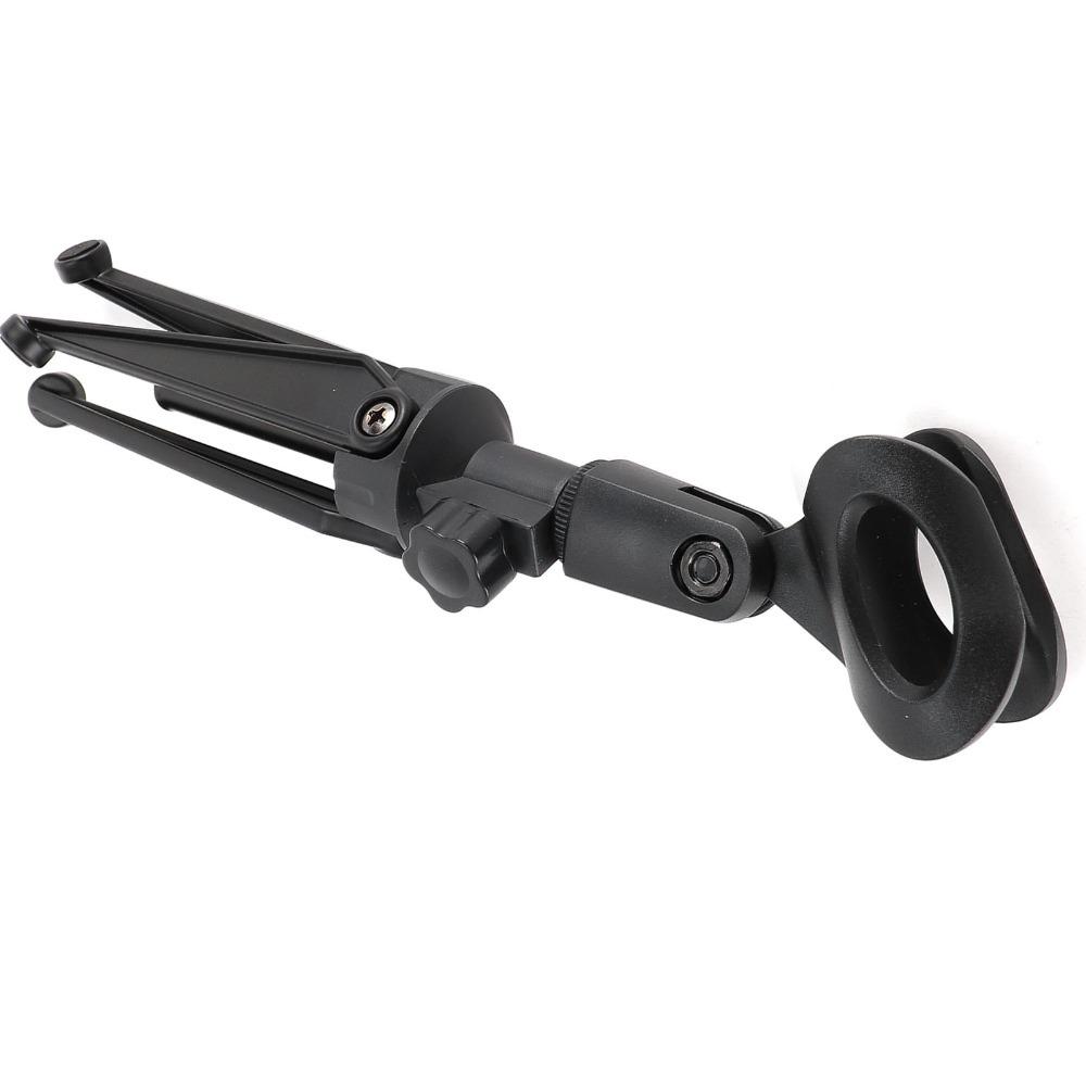 With Mic Clip Portable Mic Stand Foldable Microphone Tripod for Online Broadcasting