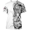 2025 Summer New Men's T-shirt Cartoon Fun Pattern Summer Loose and Casual Men's Round Neck T-shirt