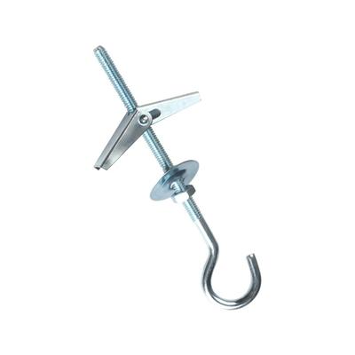 Heavy Duty Carbon Steel Toggle Wings Plasterboard Cavity Ceiling Hook Wall Hooks Bolts Hanger Wall Fixing Wing