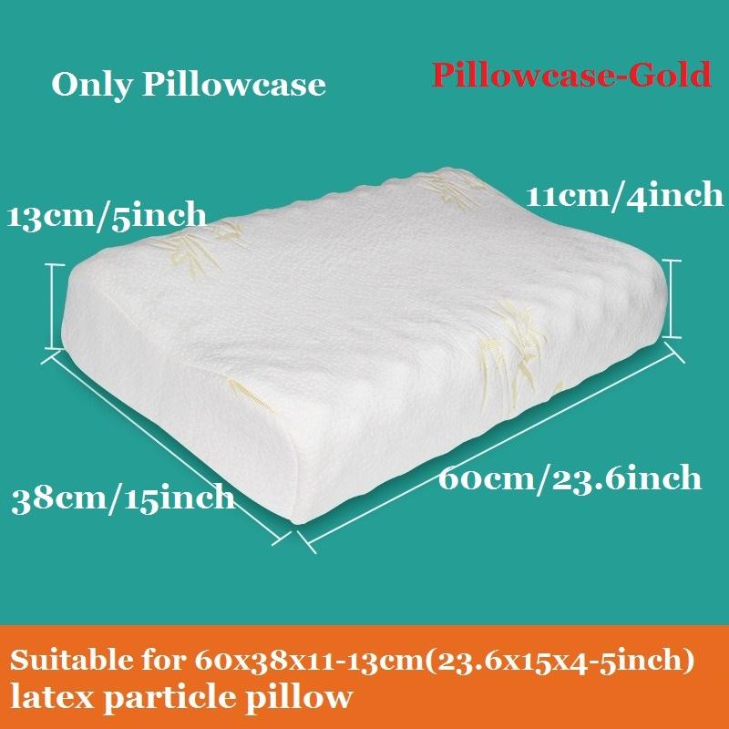 Bamboo Fiber Latex Pillowcase Bamboo Flower Pattern Memory Foam Pillowcase 60x40 Home Adult Pillowcase Pillow Cover
