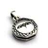 Tibetan Buddha Eye Katsuma Koma Buddha Pendant Pendant Top Silver 925 Amulet Good Luck