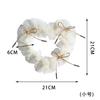 Irregular Mesh Pleated Lace Handmade Bow Heart-Shaped Decal Clothing Cloth Sticker Corsage