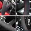 DIY Car Steering Wheel Cover Black Suede For Volkswagen Golf 6 GTI MK6 VW Polo GTI Scirocco R Passat CC R-Line 2010