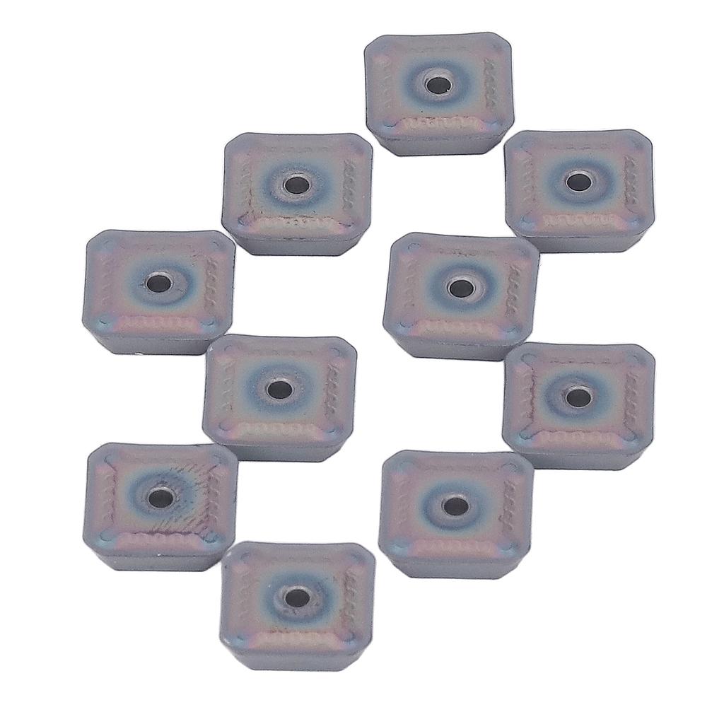 10 Stück Hartmetall Drehplatten Wendeplatten Beschichtete Klinge CNC Drehbank Klinge Metallfräswerkzeughalter
