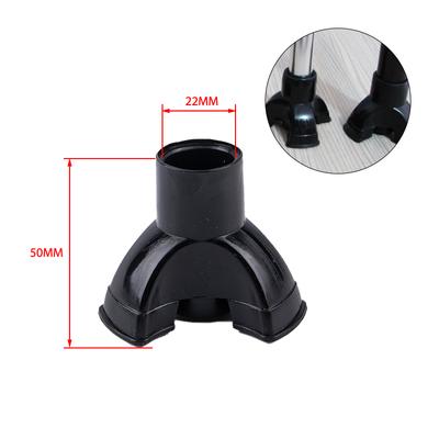 22 mm Gehstock-Gummispitze, dreibeiniges Gummistock-Ersatzspitzenzubehör